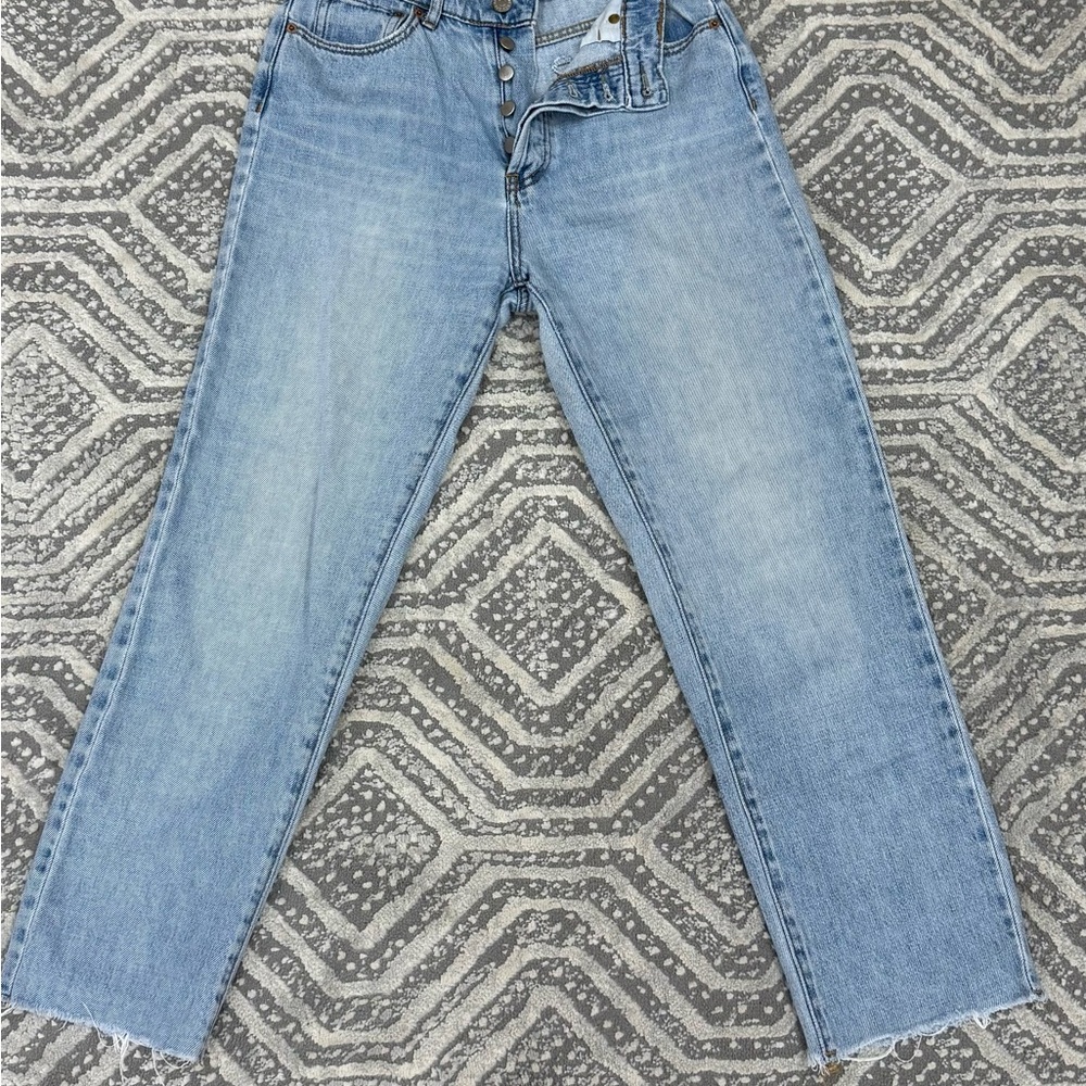 BDG Blue Straight Leg Jeans